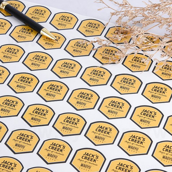 特殊造型銅版貼紙