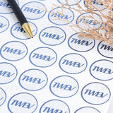 圓形超黏銅版貼紙