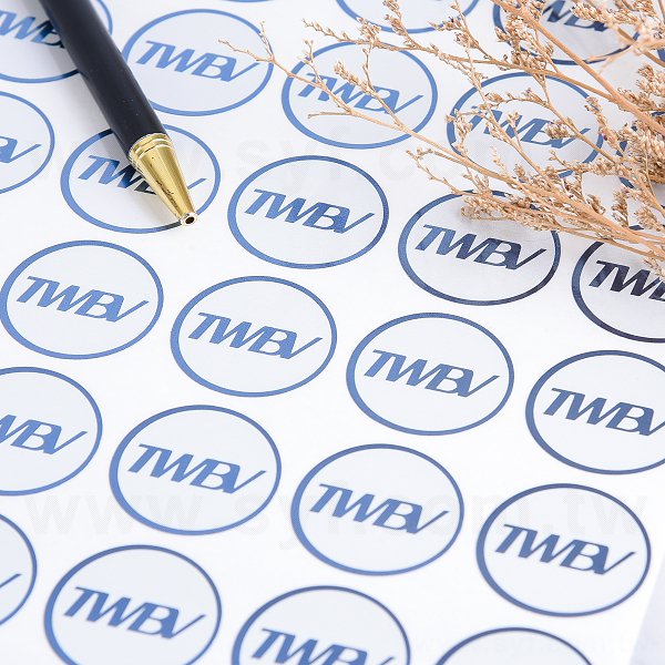 圓形超黏銅版貼紙