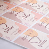 方形超黏銅版貼紙