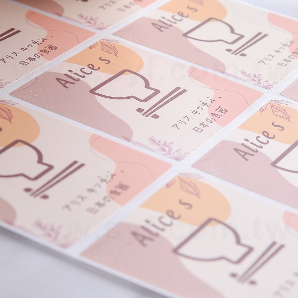 方形超黏銅版貼紙