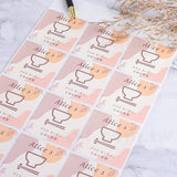 方形超黏銅版貼紙