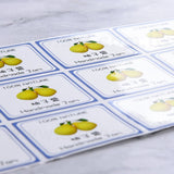 方形PVC合成貼紙