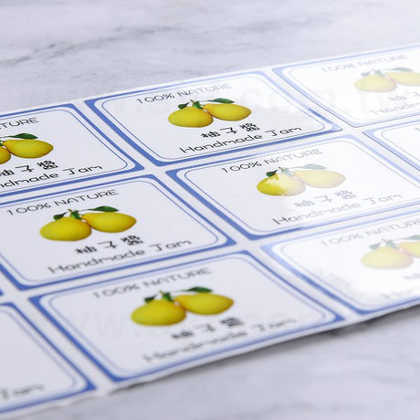 方形PVC合成貼紙