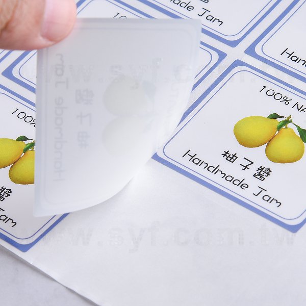 方形PVC合成貼紙