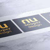 方形超黏銅版貼紙