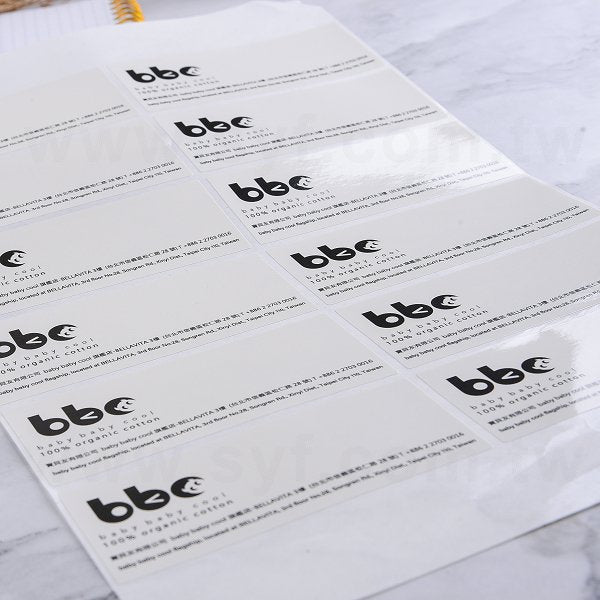 方形超黏銅版貼紙