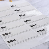 方形超黏銅版貼紙