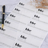 方形超黏銅版貼紙