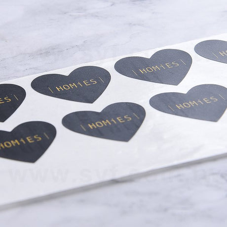 心形超黏銅版貼紙