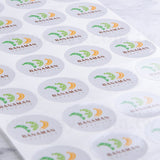 圓形超黏銅版貼紙