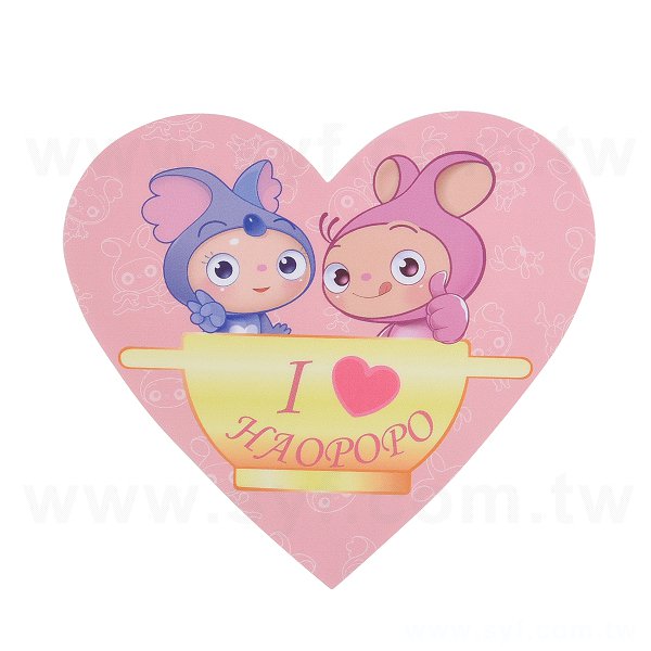 心形PVC合成(珠光)貼紙