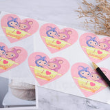 心形PVC合成(珠光)貼紙