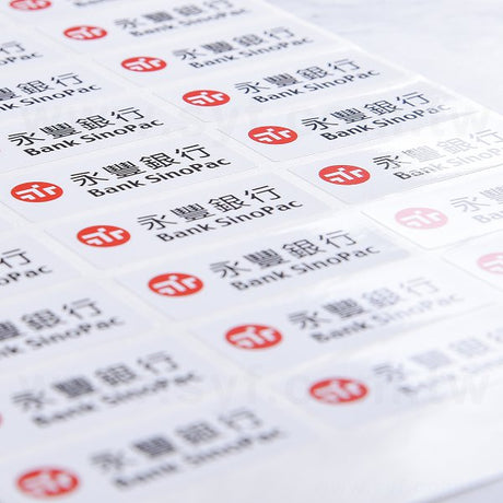 方形超黏銅版貼紙