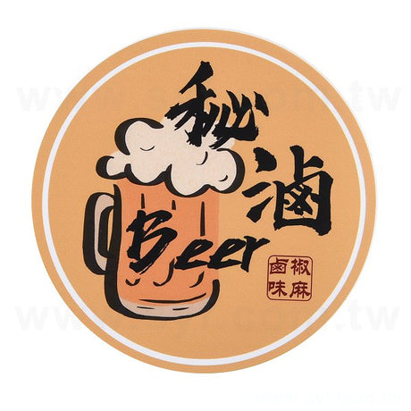 圓形PVC合成貼紙