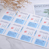 方形PVC合成貼紙