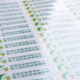 方形超黏銅版貼紙