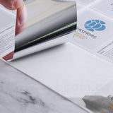 方形亮面金屬貼紙