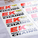 方形PVC合成珠光貼紙