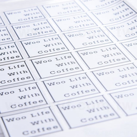 方形超黏銅版貼紙