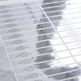 亮銀龍金屬貼紙