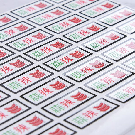 方形PVC合成貼紙