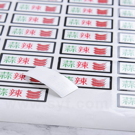 方形PVC合成貼紙