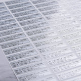 方形消光金屬貼紙