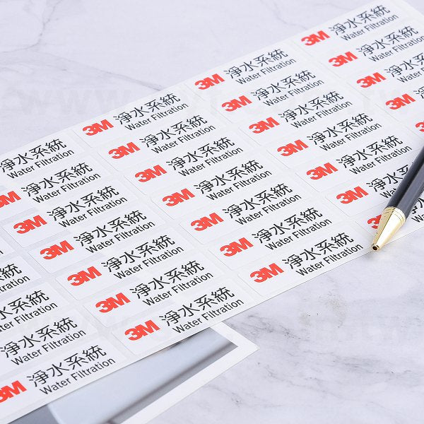 方形PVC合成(珠光)貼紙