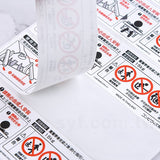 方形PVC合成(珠光)貼紙