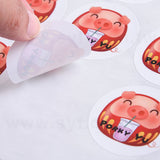 圓形極黏銅版貼紙