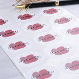 圓形極黏銅版貼紙