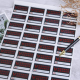 方形消光金屬貼紙