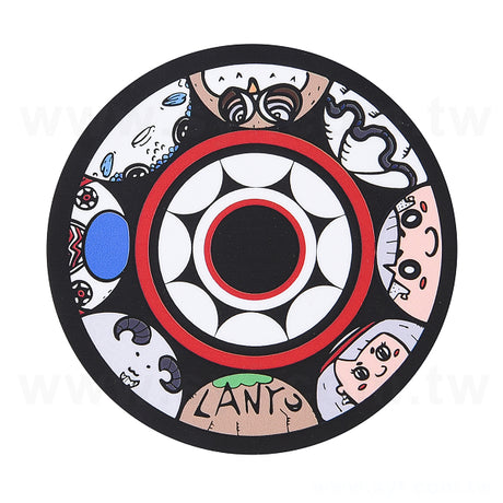 圓形PVC合成(珠光)防水貼紙