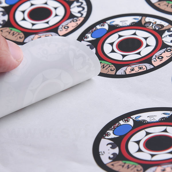 圓形PVC合成(珠光)防水貼紙