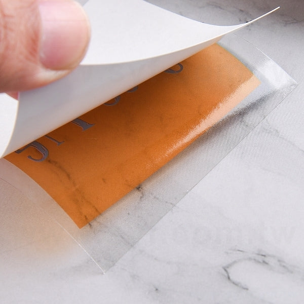 名片型透明貼紙