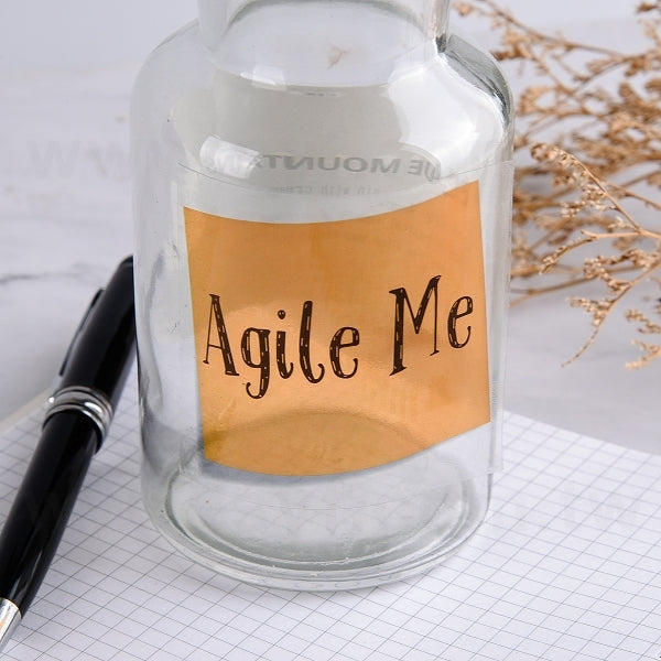 名片型透明貼紙