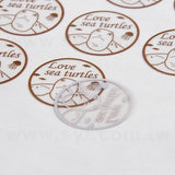 圓形透明防水貼紙