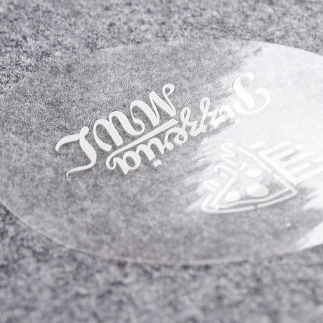 圓形透明防水貼紙