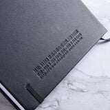 16K皮革烙凹精裝工商日誌
