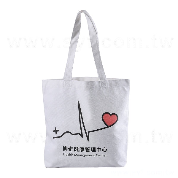 有底染白帆布包