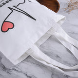 有底染白帆布包