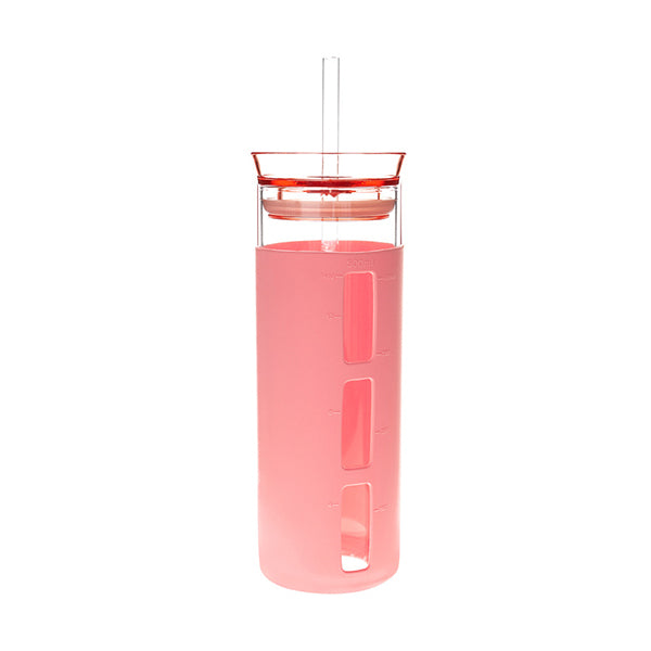 360ml/500ml高硼硅玻璃吸管杯