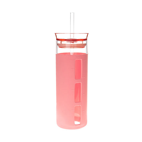 360ml/500ml高硼硅玻璃吸管杯