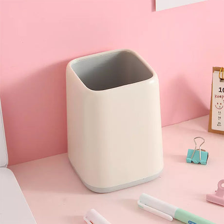 雙色拼接筆筒