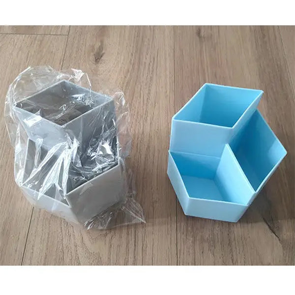 旋轉筆架​六角筆筒