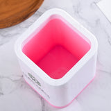 方形塑料筆筒