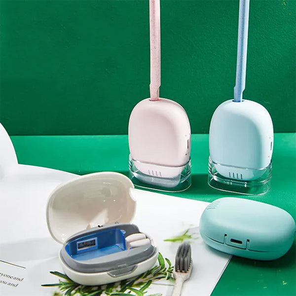 現代USB充電UVC光牙刷消毒器