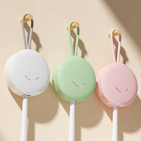 可充電USB智能牙刷架紫外線牙刷消毒器