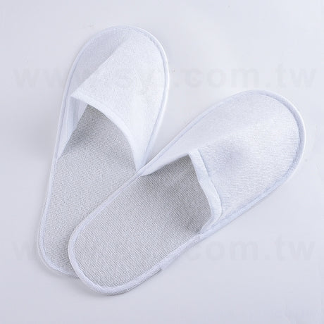 半包拉毛布拖鞋